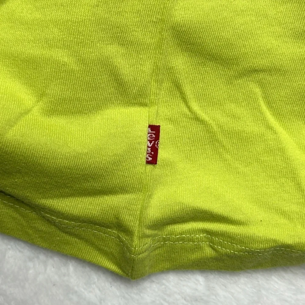 Levi’s men’s 3XL lime green neon chartreuse graphic tee t shirt new with tags
